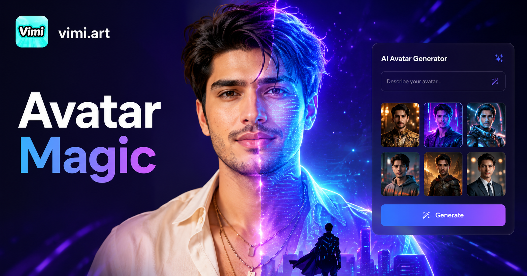 Vimi AI Digital Avatar Generator