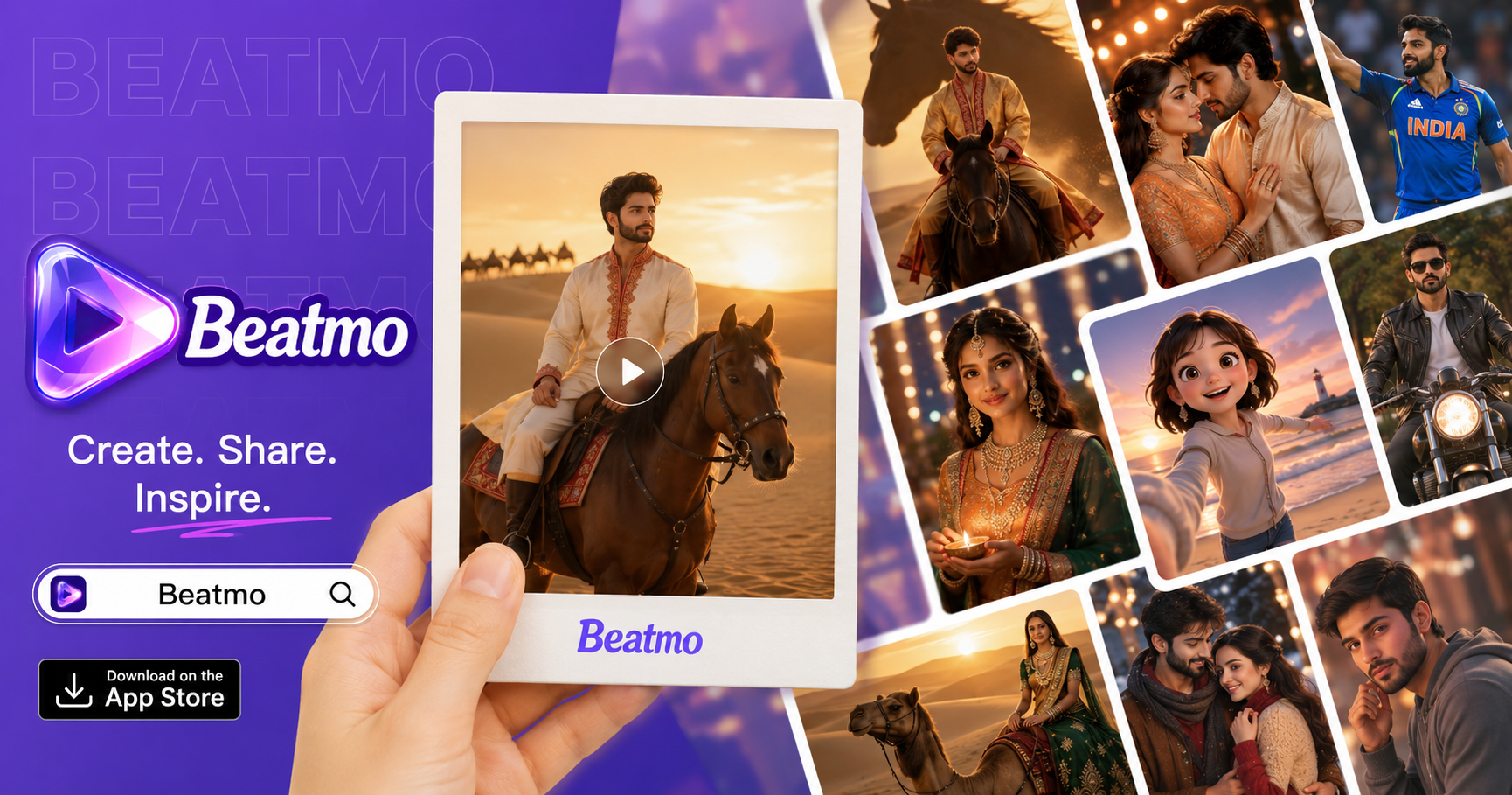 Beatmo: Turn Your Photos into Motion Legends