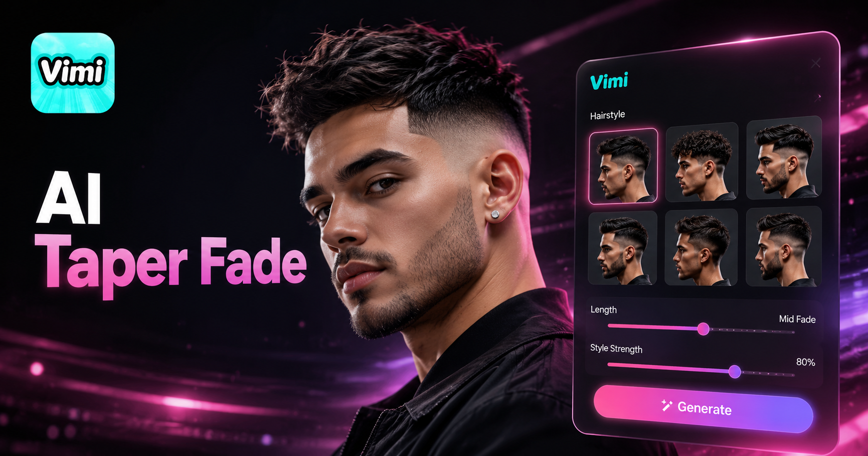 Generator Taper Fade Rambut AI: Pratinjau Gaya Baru Anda dalam Hitungan Detik