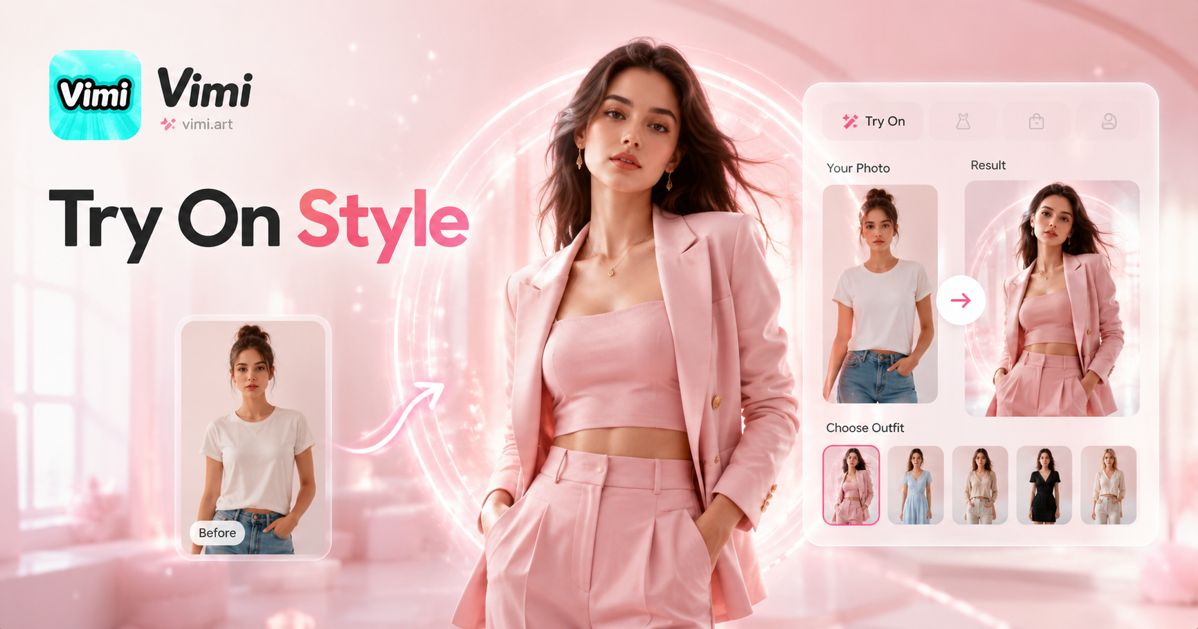 Coba Semua Outfit Secara Virtual dengan Vimi AI