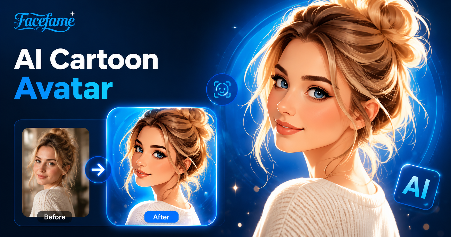 KI-Cartoon-Generator | Erstellen Sie Cartoon-Stilbilder aus Fotos