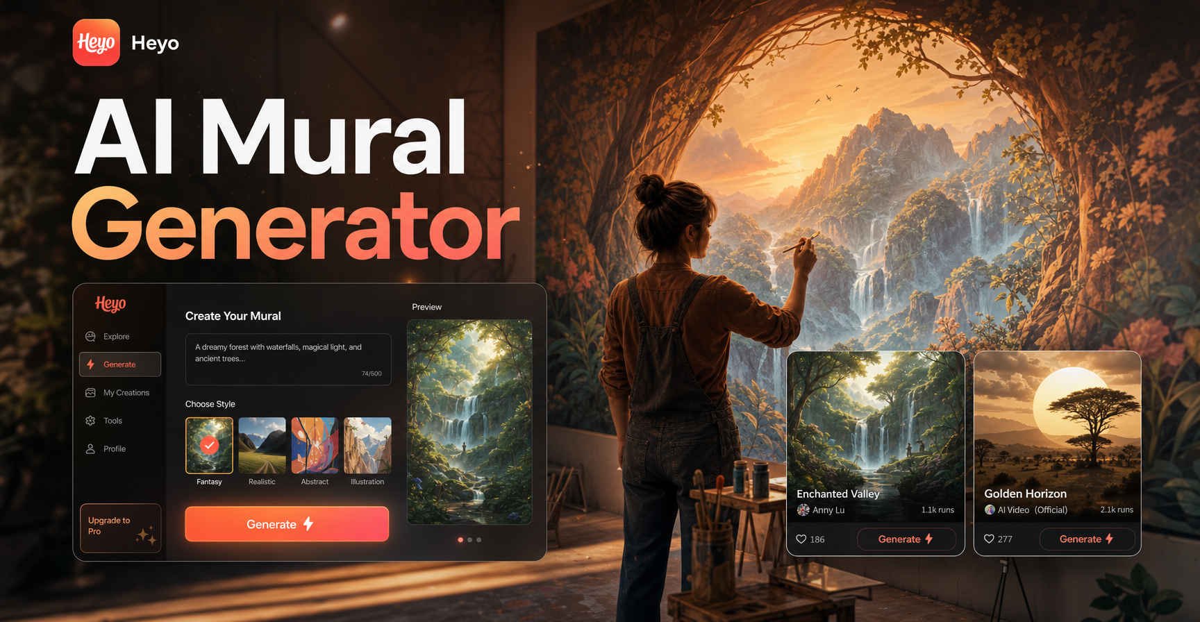 AI Mural Generator: Create Stunning Wall Art with AI