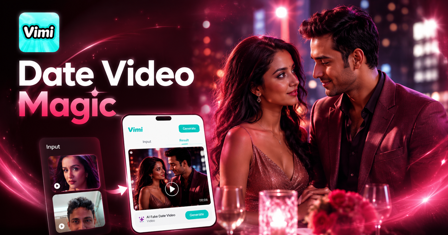 Crea Divertidos Vídeos de Citas Falsas de Estilo Pareja con Facilidad