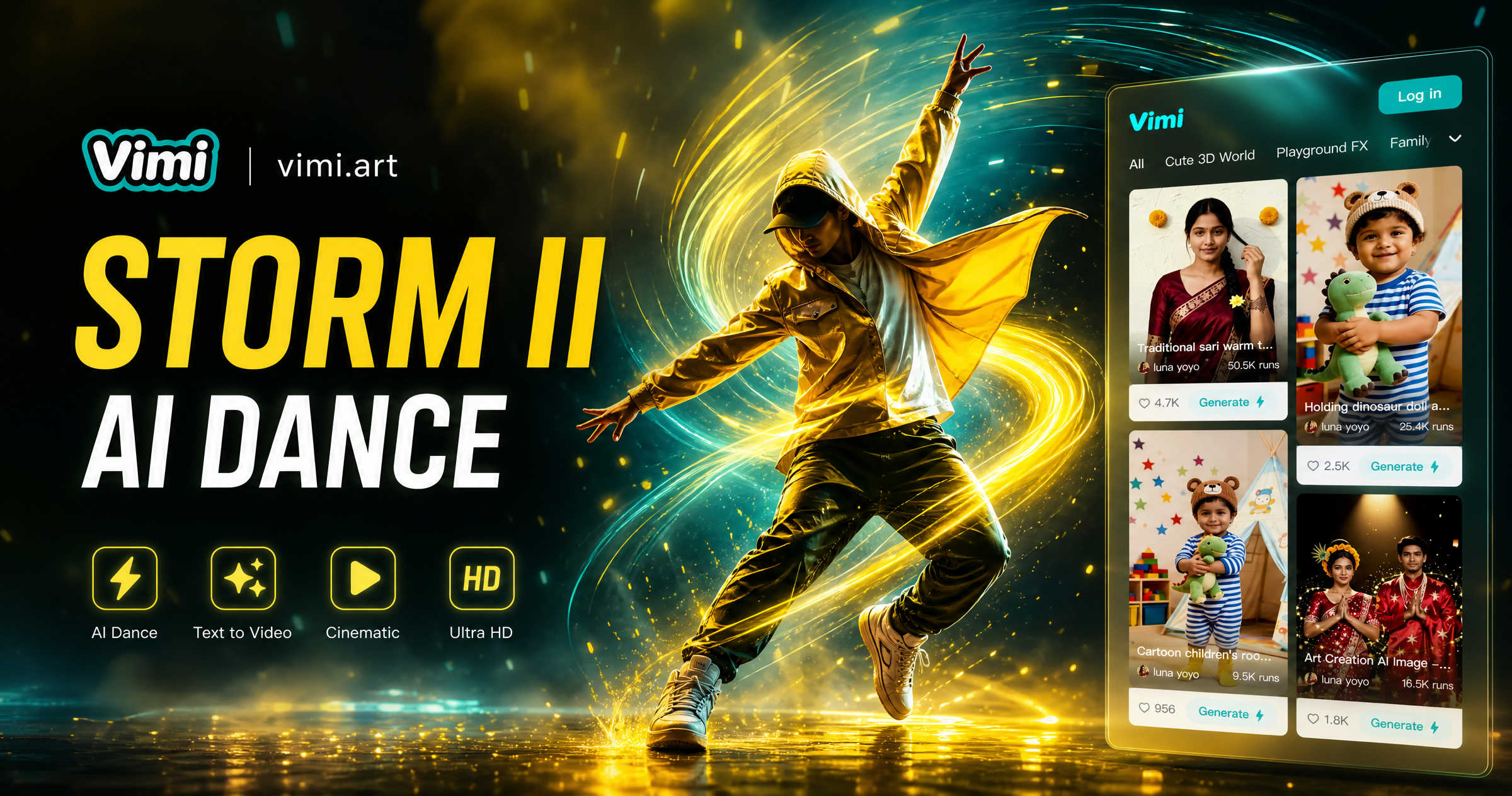 Vimi STORM II AI Dance Filter Guide for Social Video Creators
