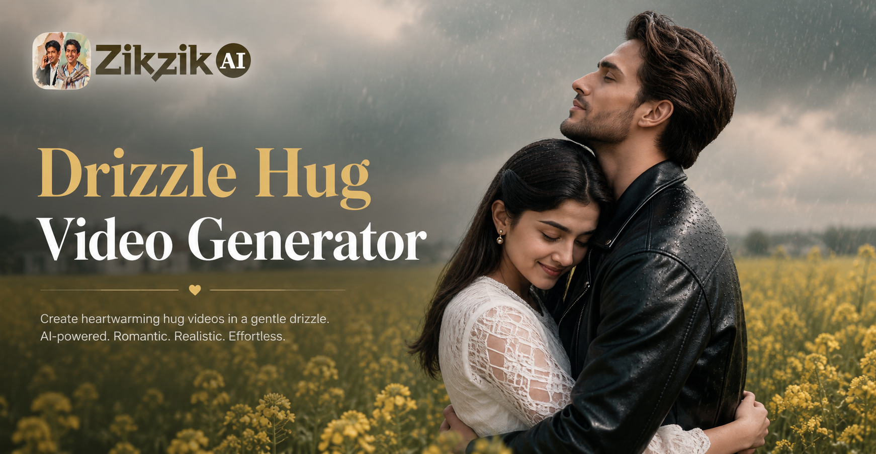 Zikzik Drizzle Hug Video Generator