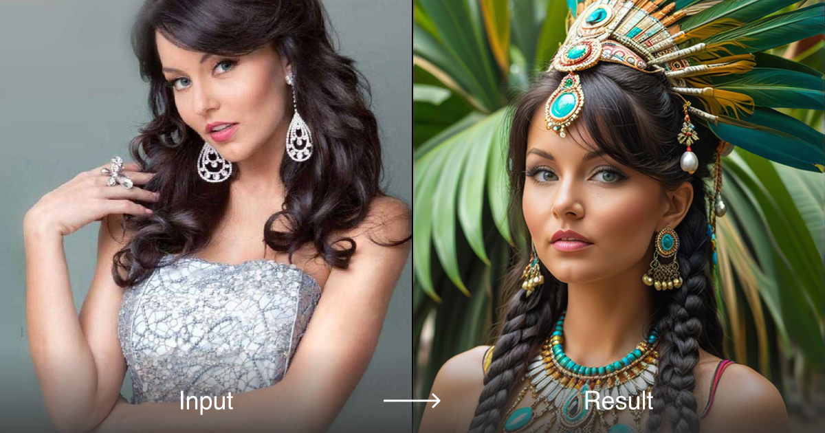 Elevate Your Look with Dynamic Cultural Attire Transformations | a1.art