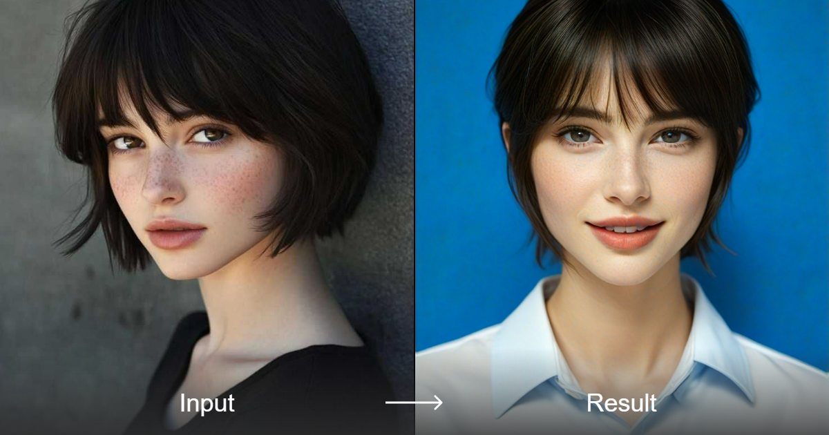 One-inch ID Photo Style Converter | a1.art