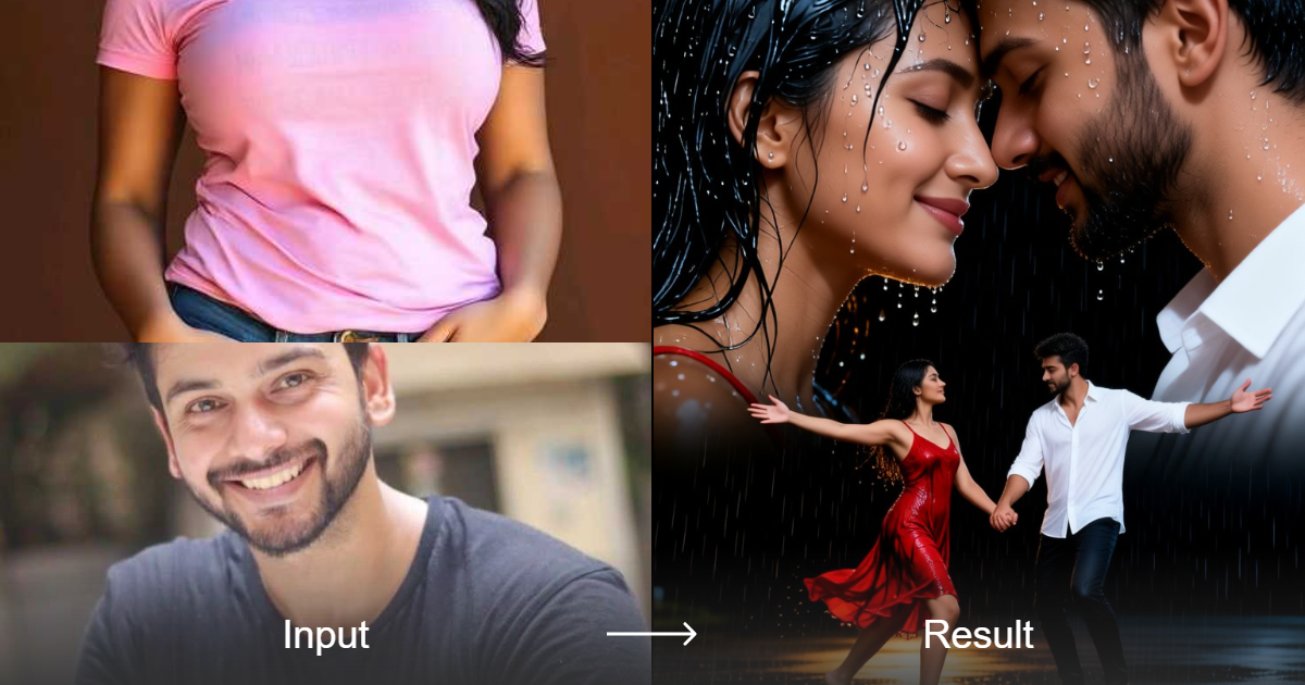 Dancing in the Rain Filter: Create Romantic AI Art with Dual Exposure ...