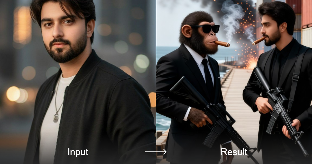 Me and the Monkey Agent Filter: Create Dynamic 3D Photo Effects | a1.art