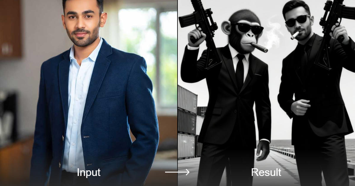 Me and the Monkey Agent-p1 Filter: Create Stunning AI Art with 3D/CG ...