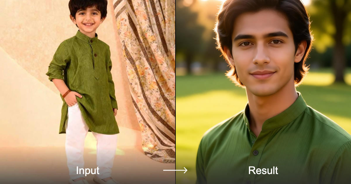 Sunlit Boyhood AI Filter: Transform Youth into Mature Realism | a1.art