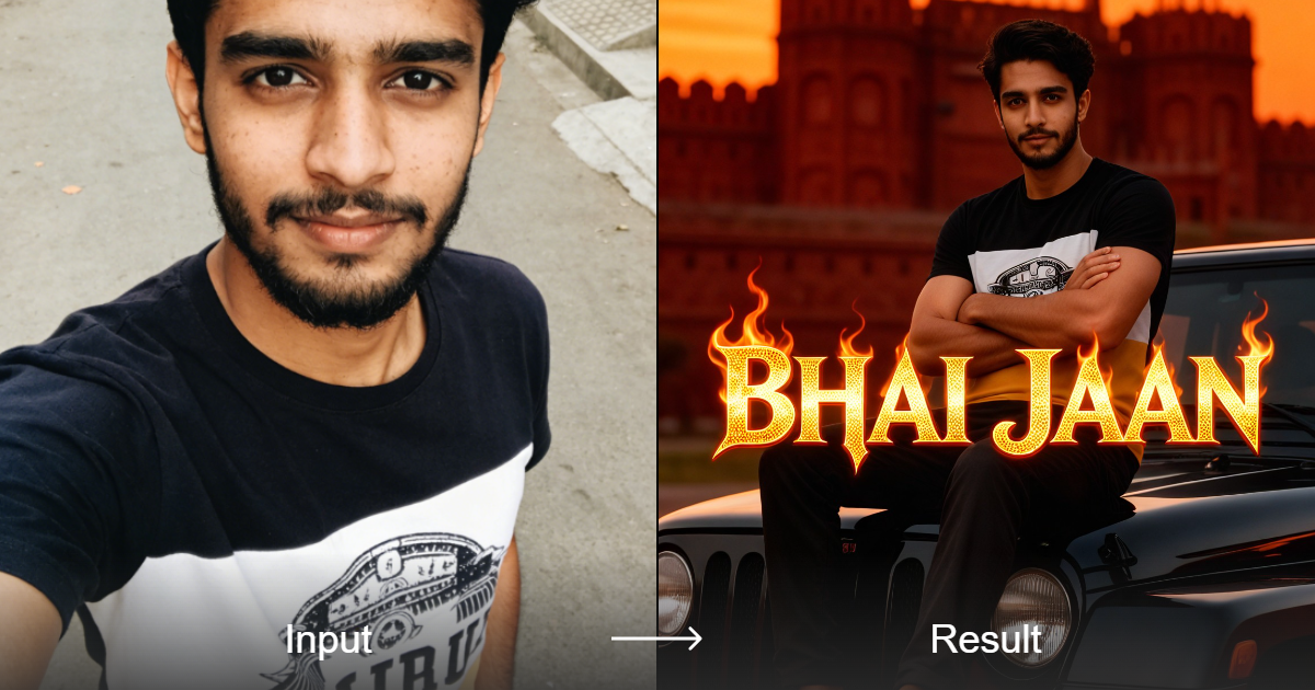 Thunder Portrait Male AI Filter: Transform Photos into CG Black ...