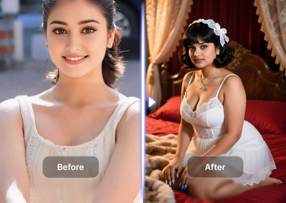 AI Image to Image transformation from portrait to anime style