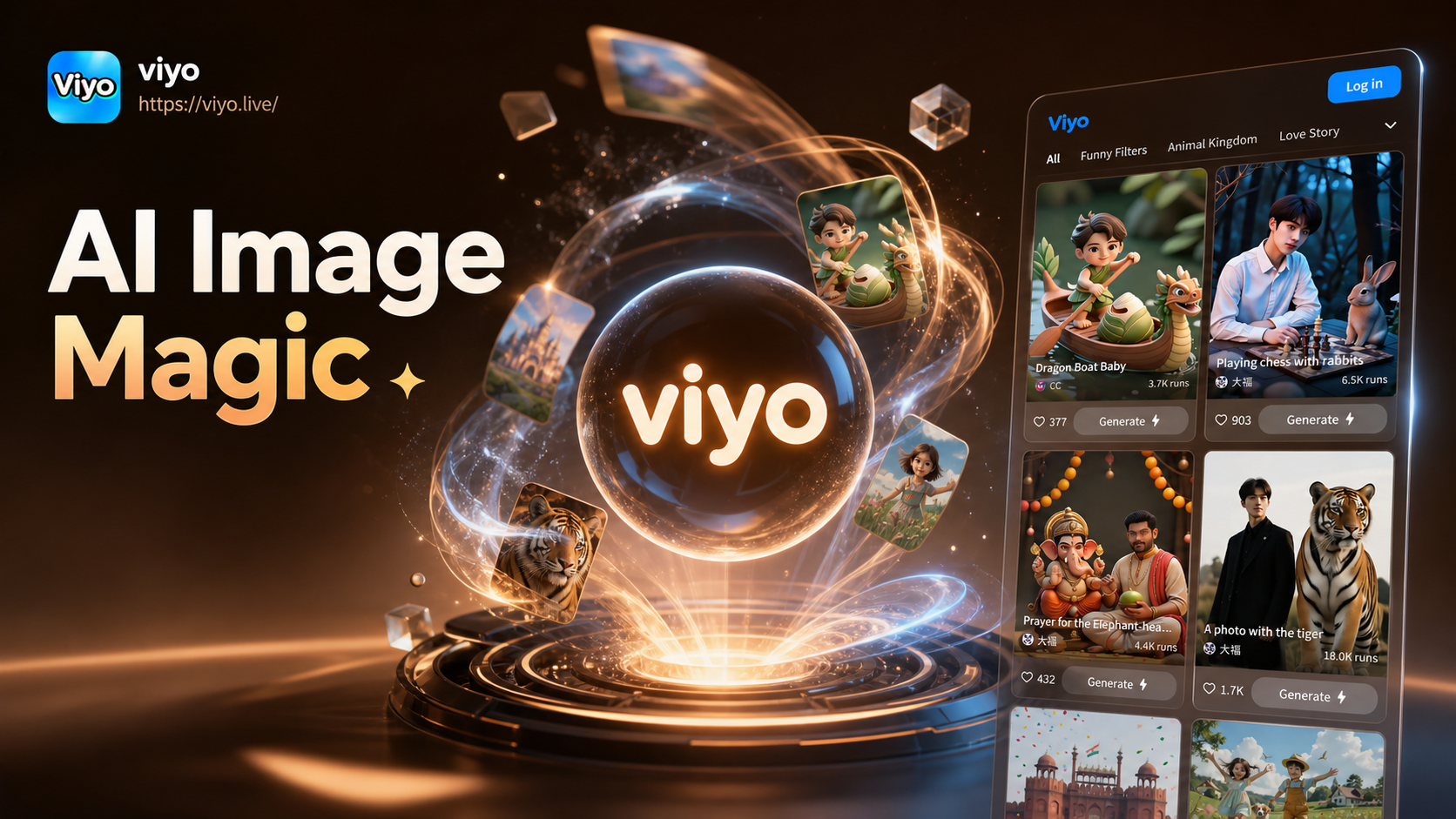 Viyo AI Image Generator: Generate High-Quality Realistic & Artistic AI Images