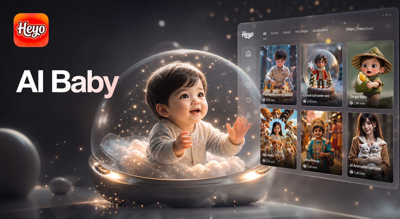 Realistic AI baby generated from parent photo