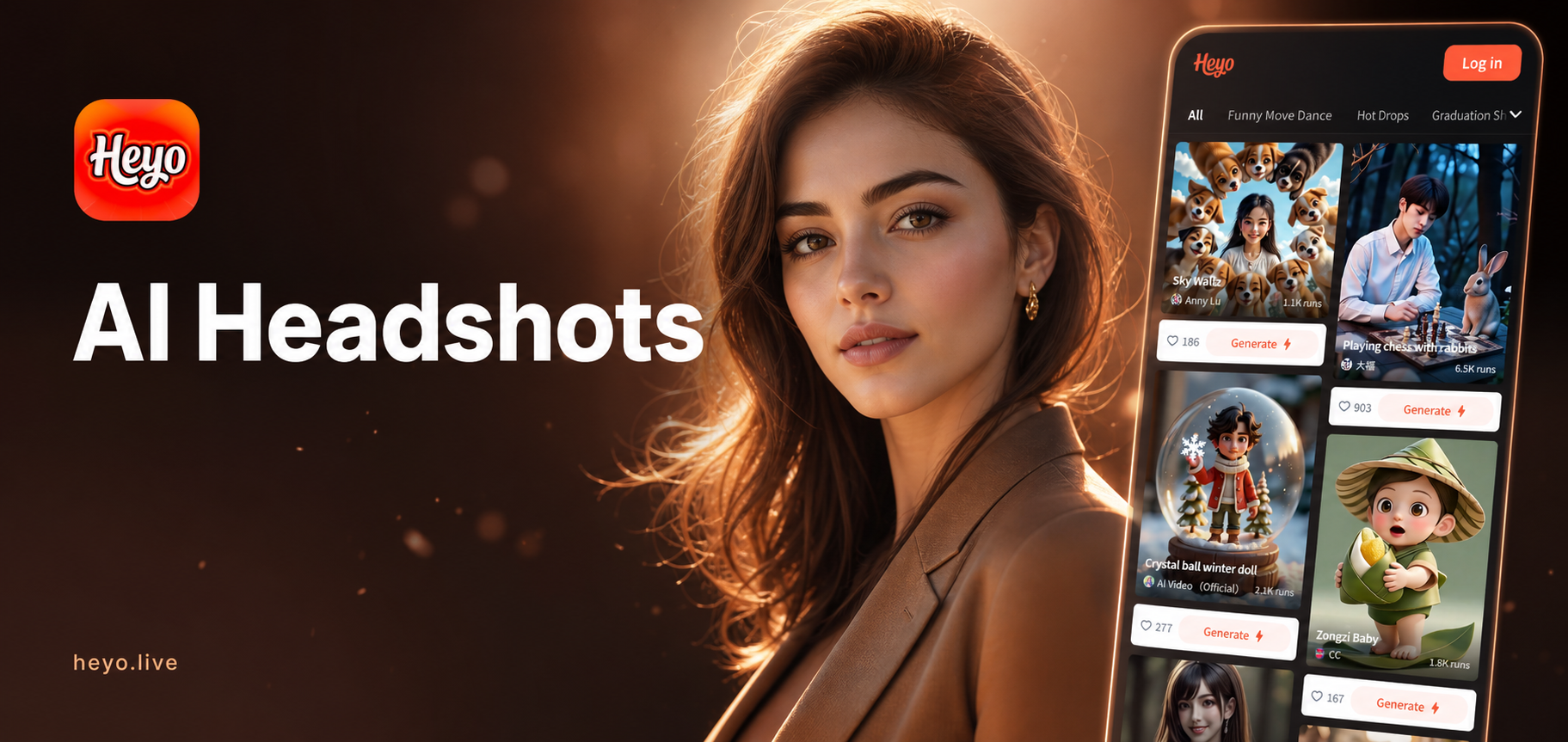 AI professional headshot transformation from casual selfie to corporate portrait