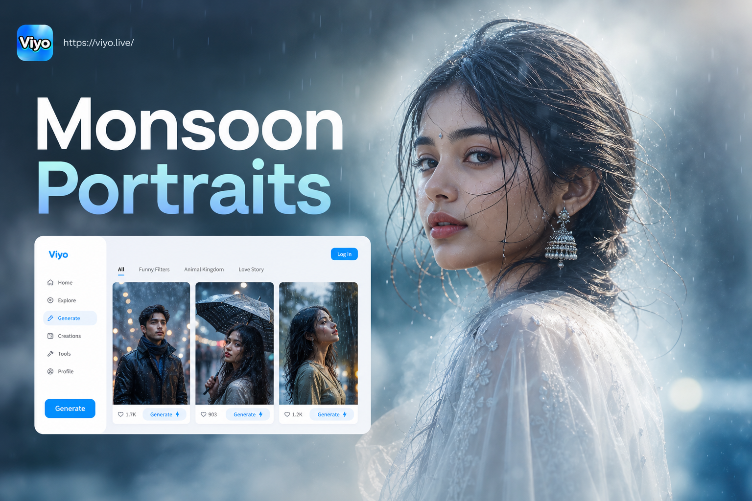 Monsoon Portrait Generator