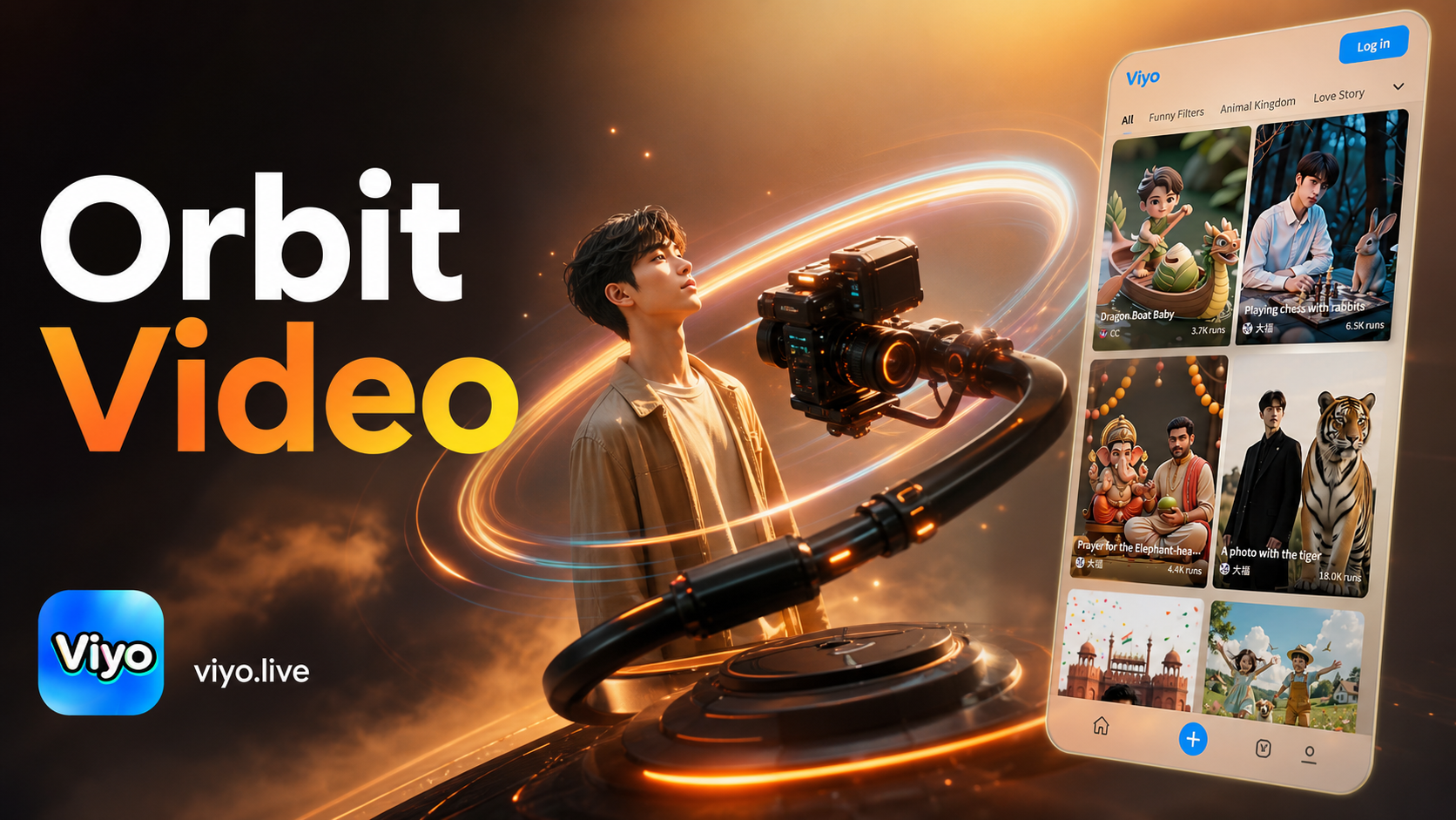 Ai Camera Orbit Video Effect