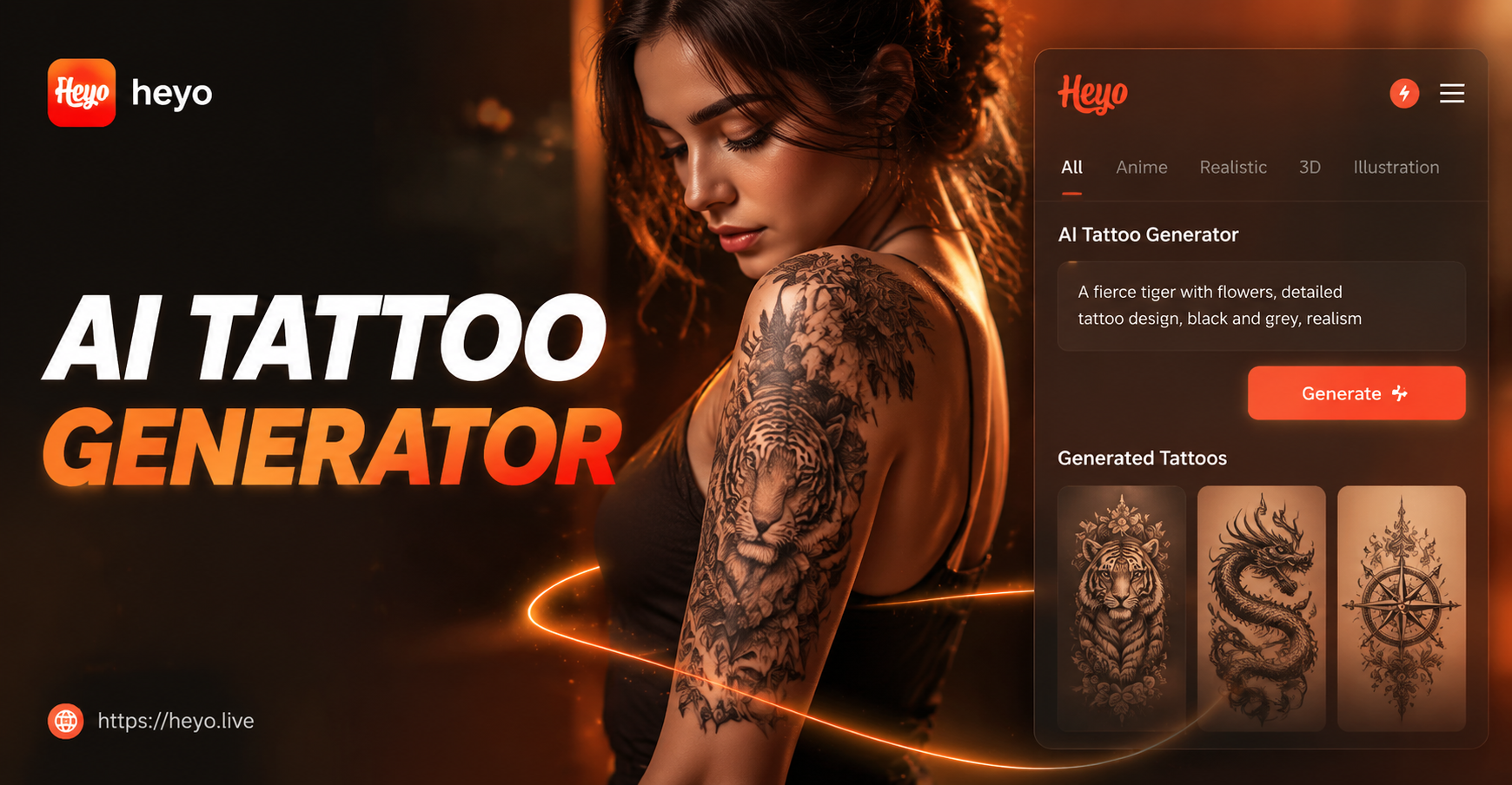AI tattoo generator design preview