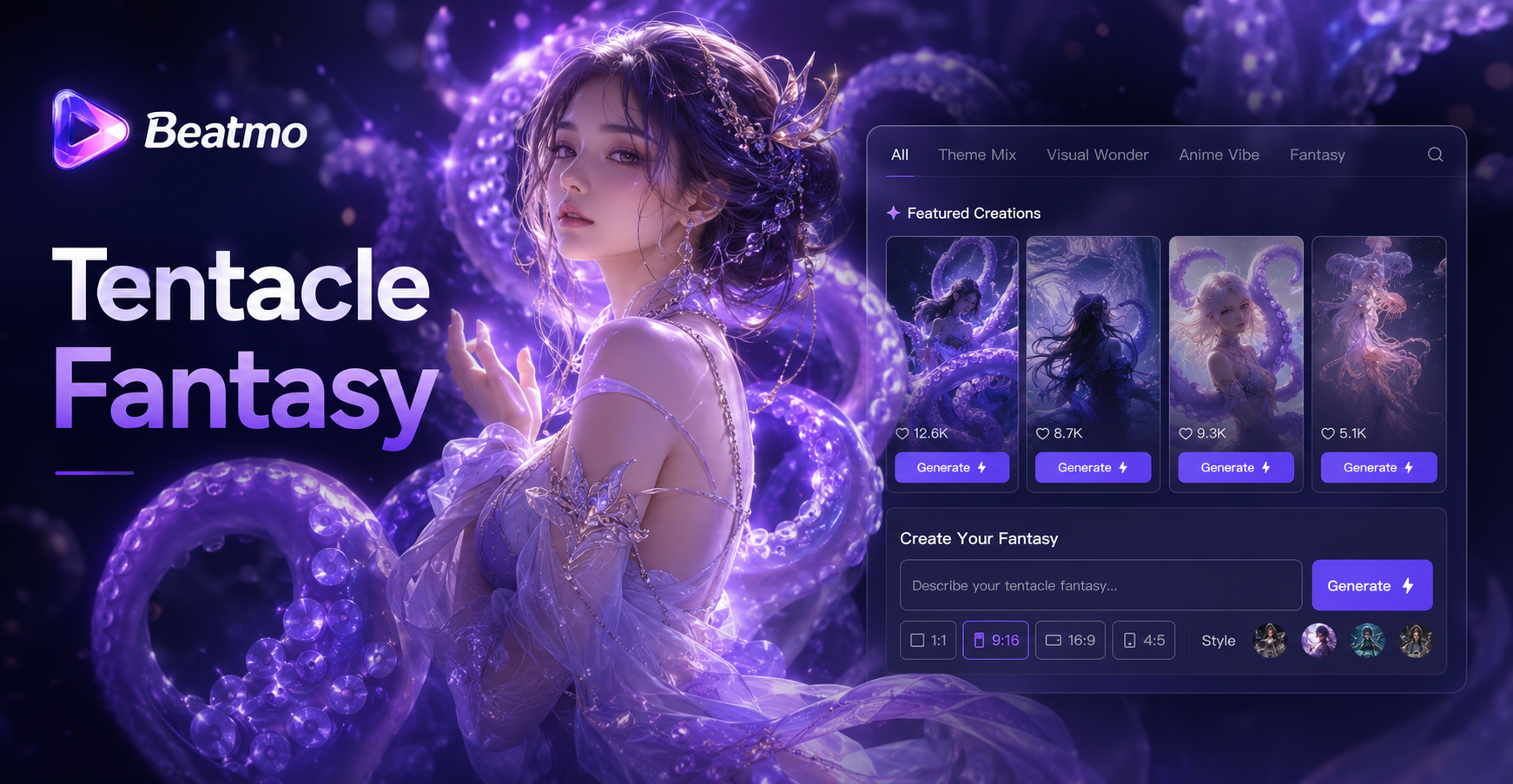 ai tentacle fantasy generator
