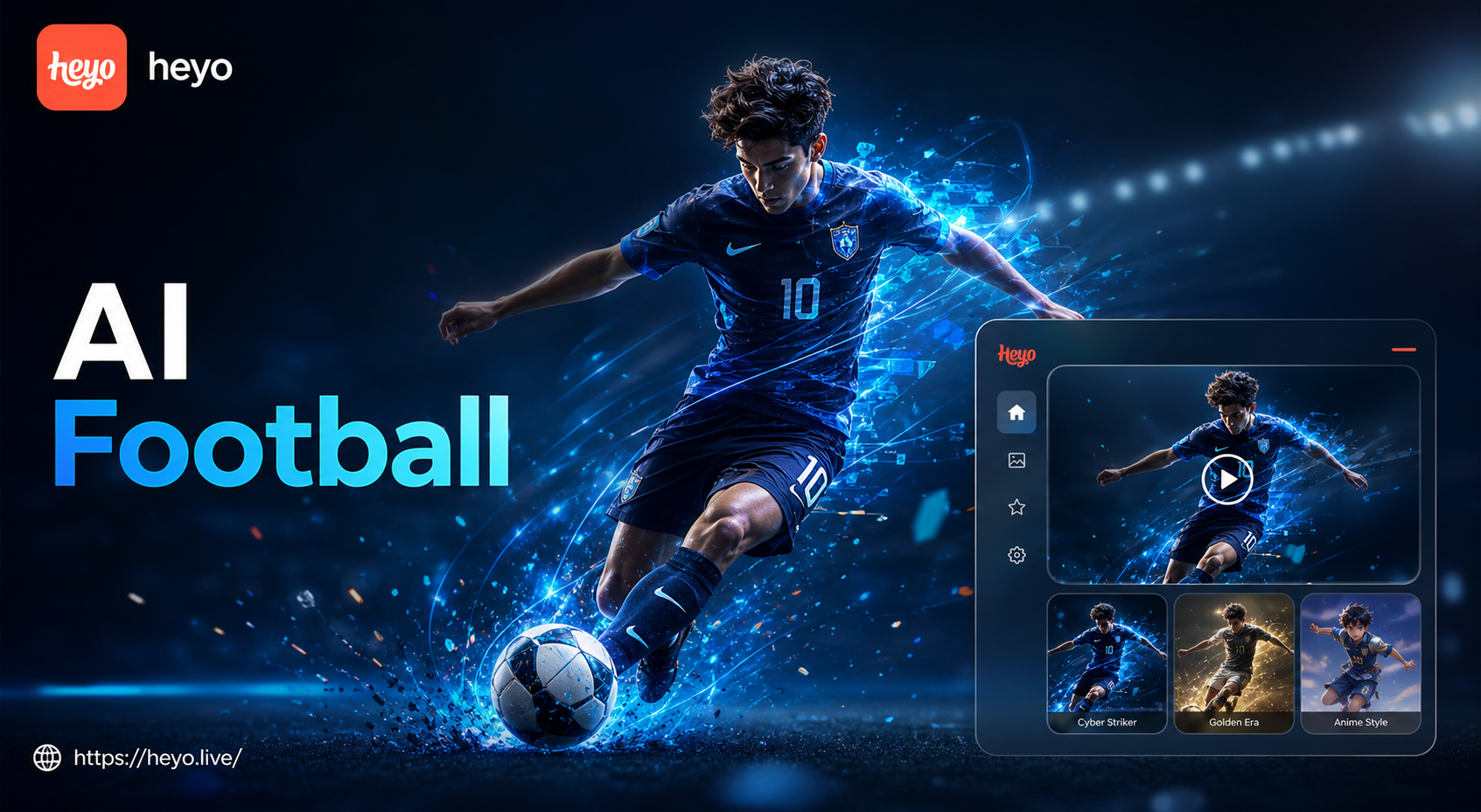 ai animated football player generator