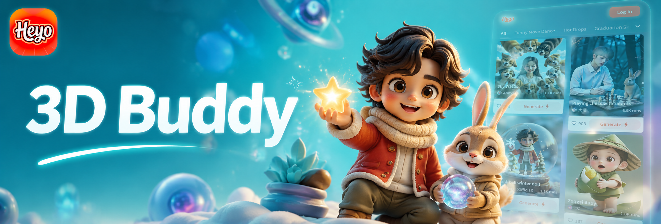 3d buddy character creation showcase