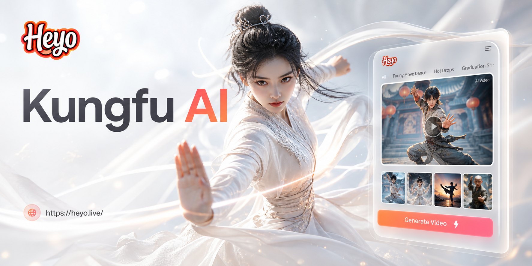 AI Kungfu Video Generator