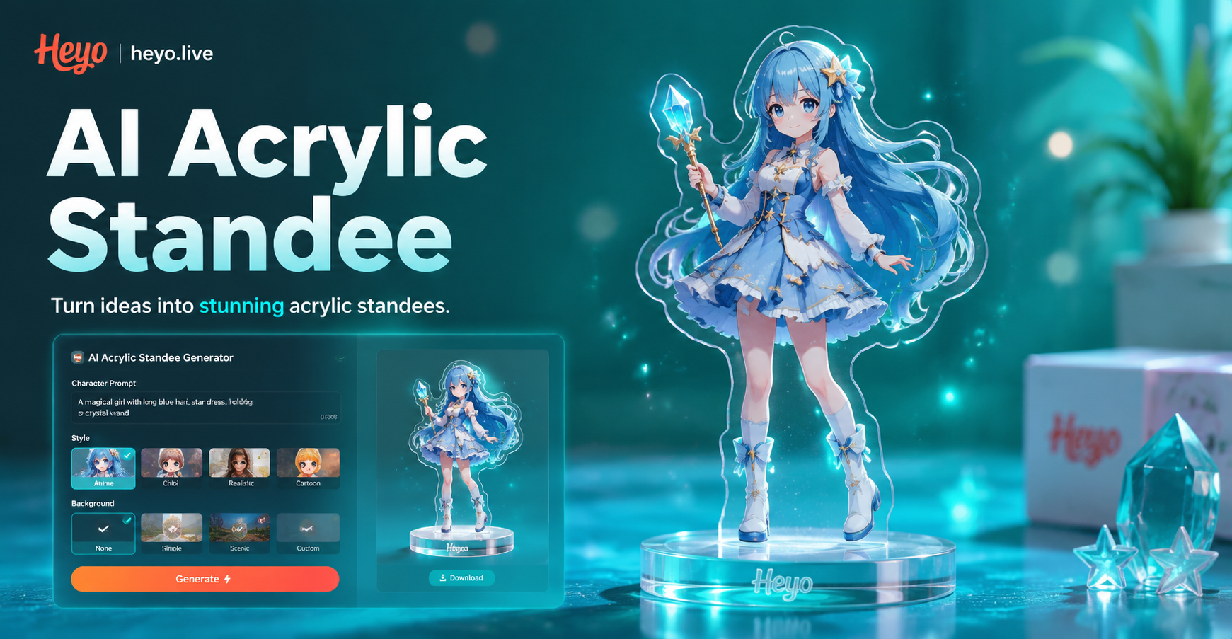 AI Acrylic Standee Generator