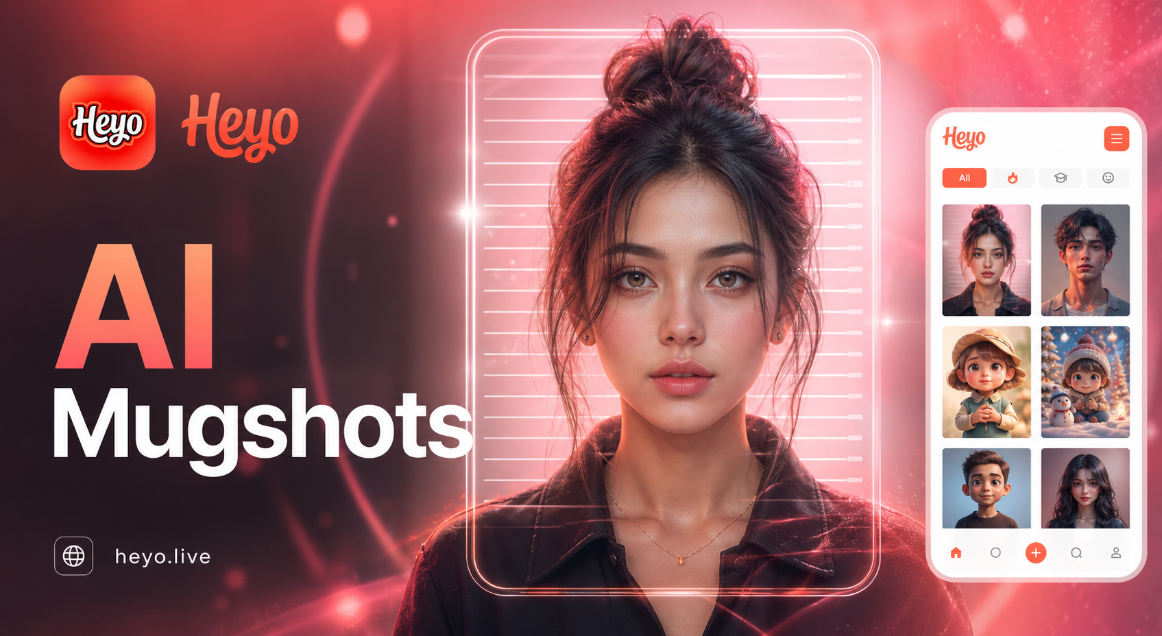 AI generated police mugshot example