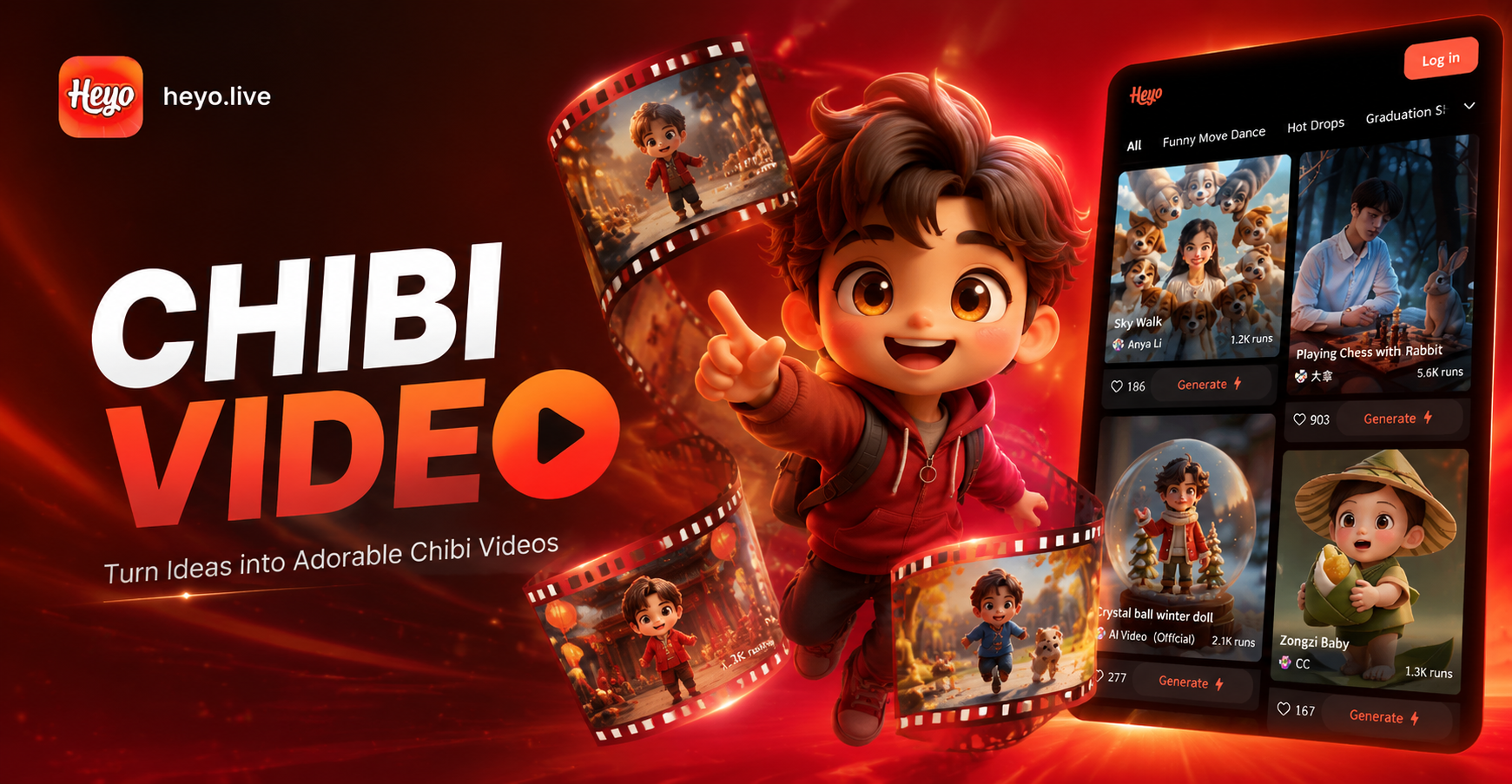 AI Chibi Cartoon Video Effect