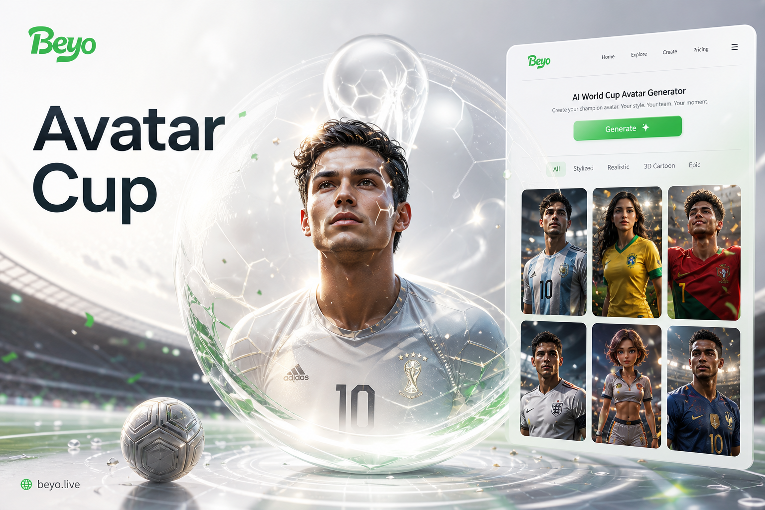 AI World Cup Avatar Generator