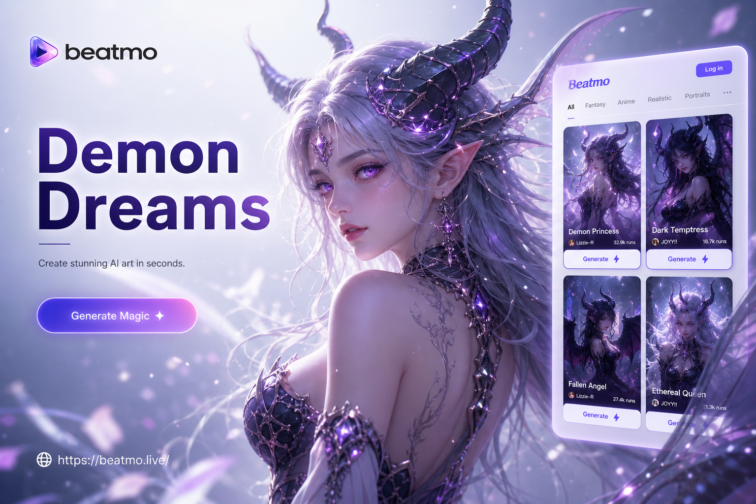 Beatmo Generador de Chicas Demonio de Fantasía - Crea Bellezas Demoníacas Seductoras
