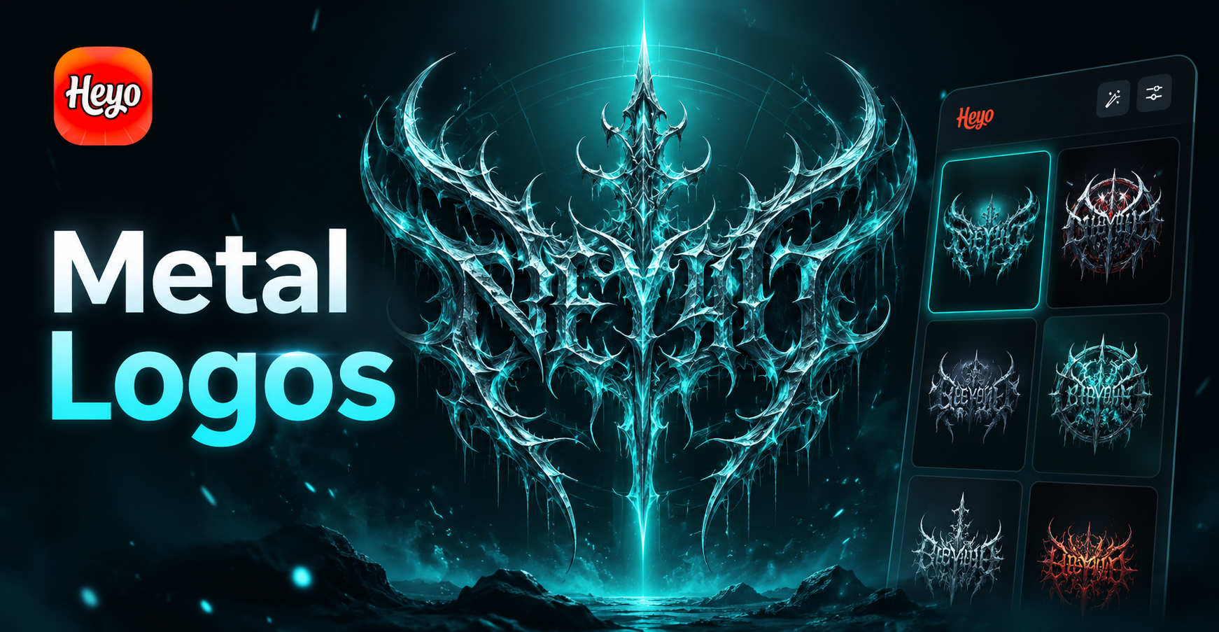 AI Death Metal Logo Generator