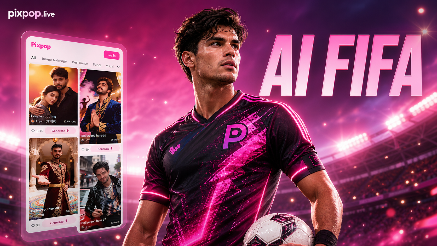 AI FIFA Athlete Filter - Turn yourself into a FIFA-style football star 