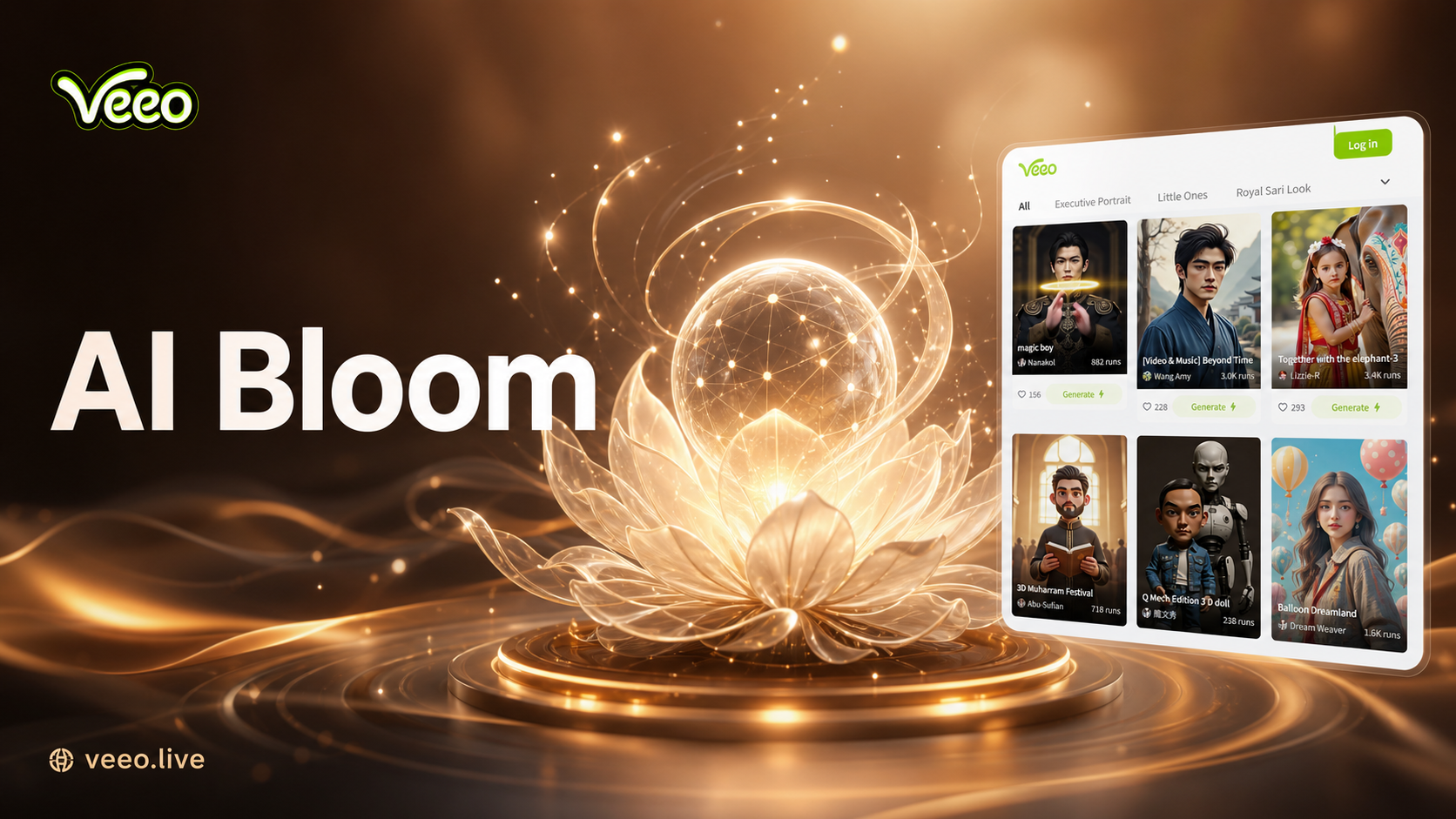 KI Bloom Effekt vor und nach der Transformation