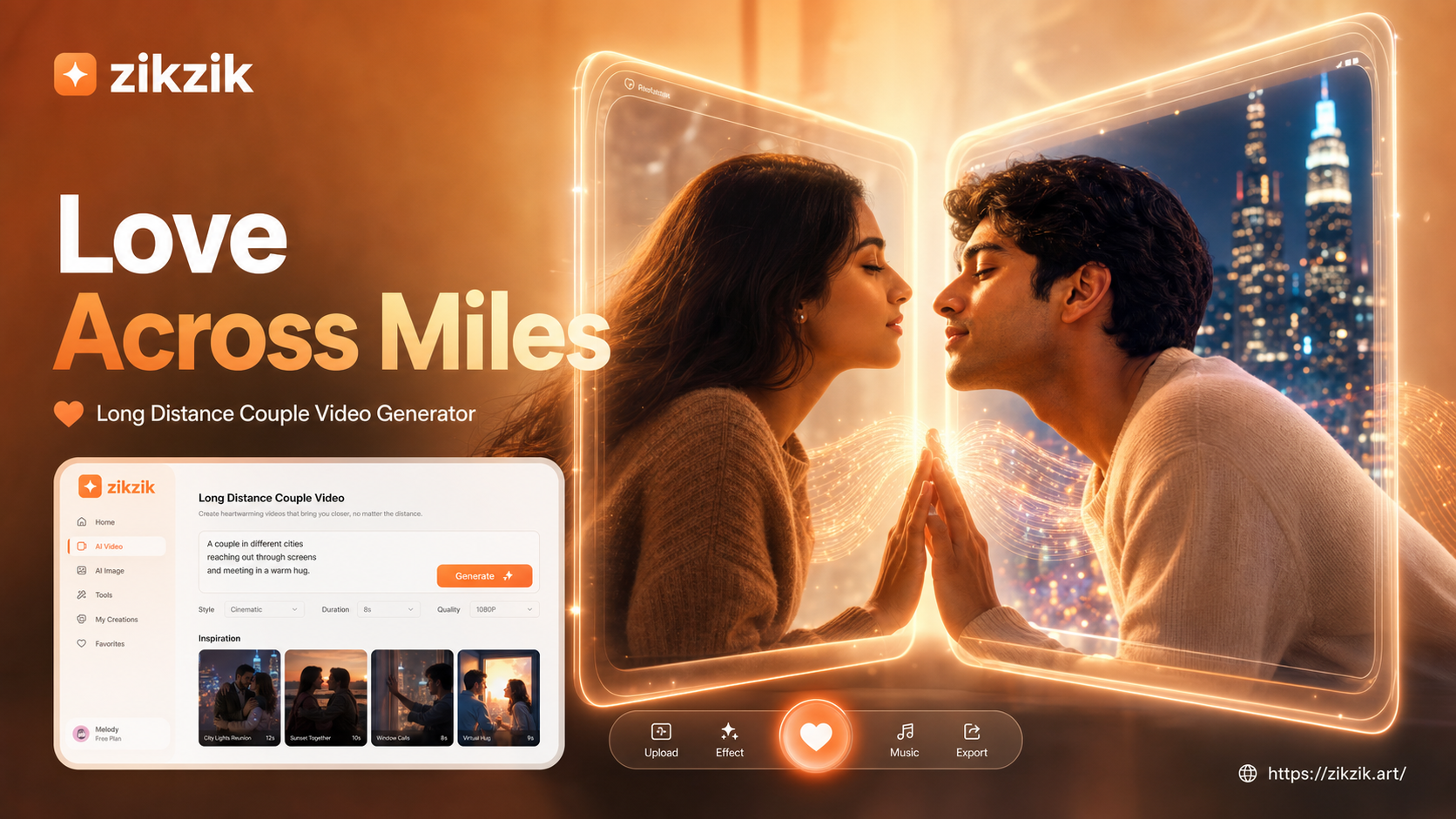 Long-Distance-Couple-Kiss-Video-Generator