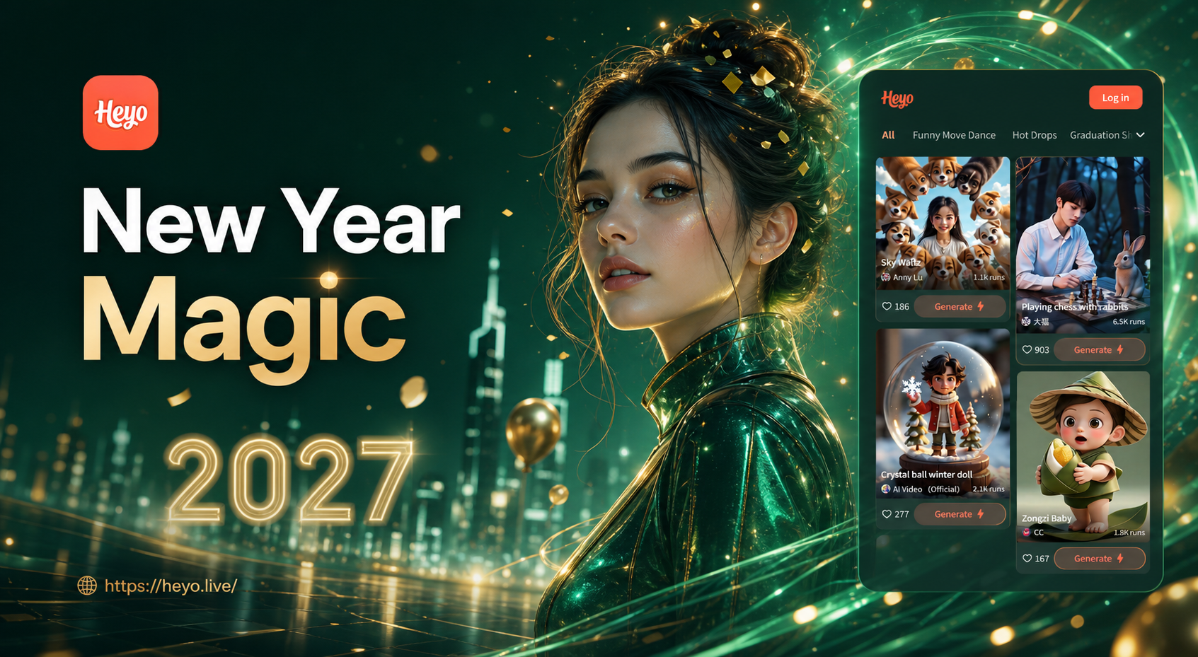 2027 Neujahrsfoto-Magie: Beste Foto-Editor-App