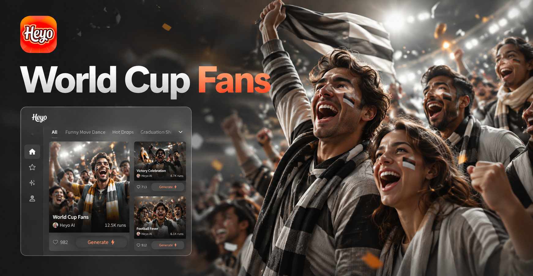 World Cup Fan Photo Maker: AI Team Spirit Generator