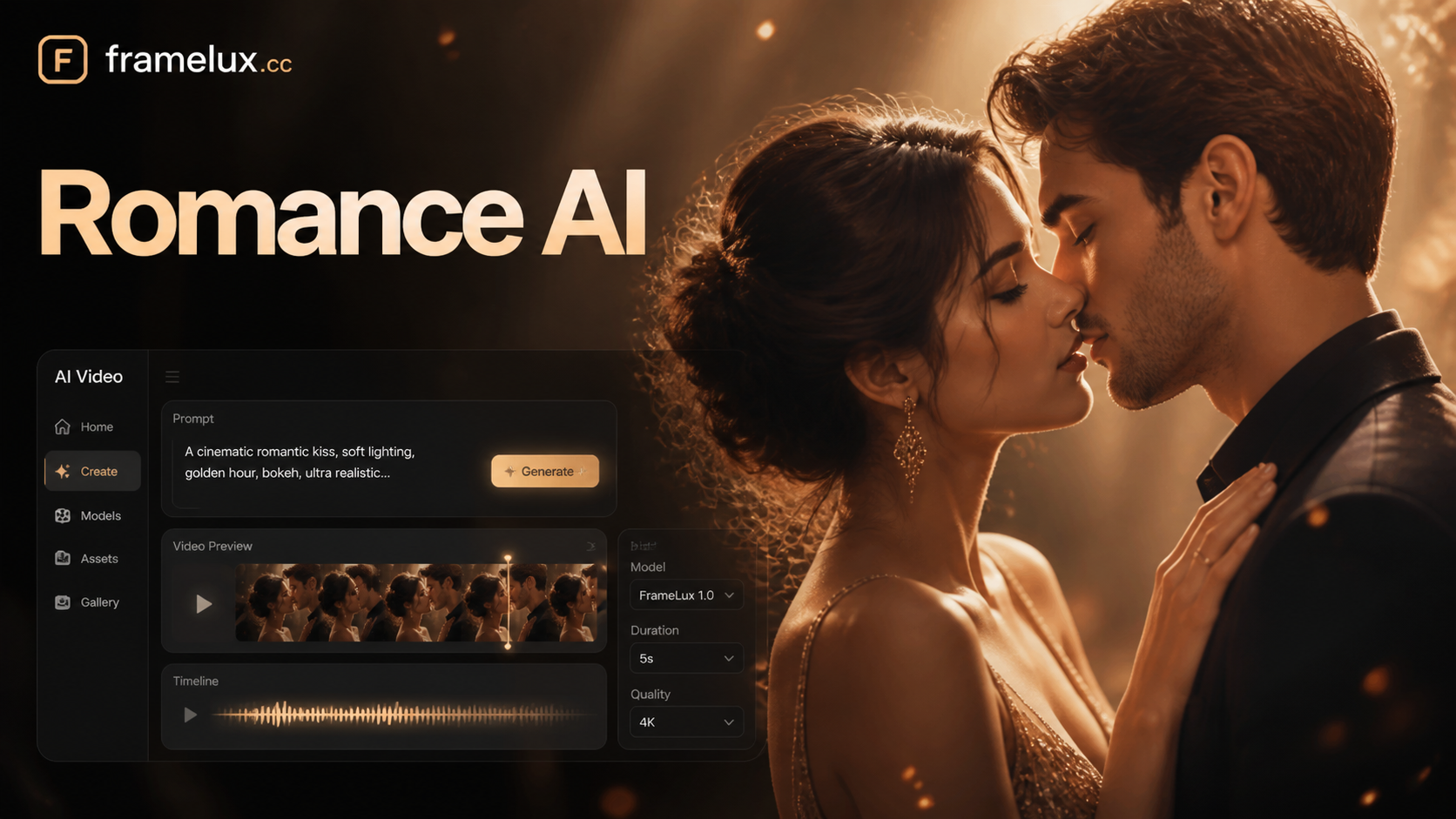 Create AI French Kiss Videos Instantly with Realistic Effects