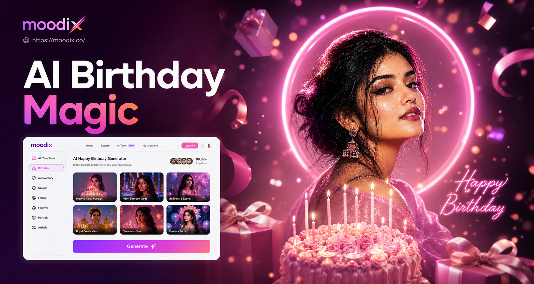 AI Happy Birthday Generator: Create Free Birthday Videos