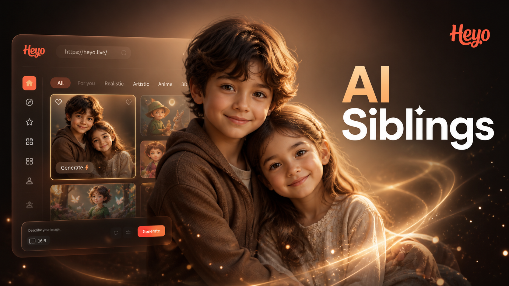 Create Sibling Magic with an AI Photo Generator