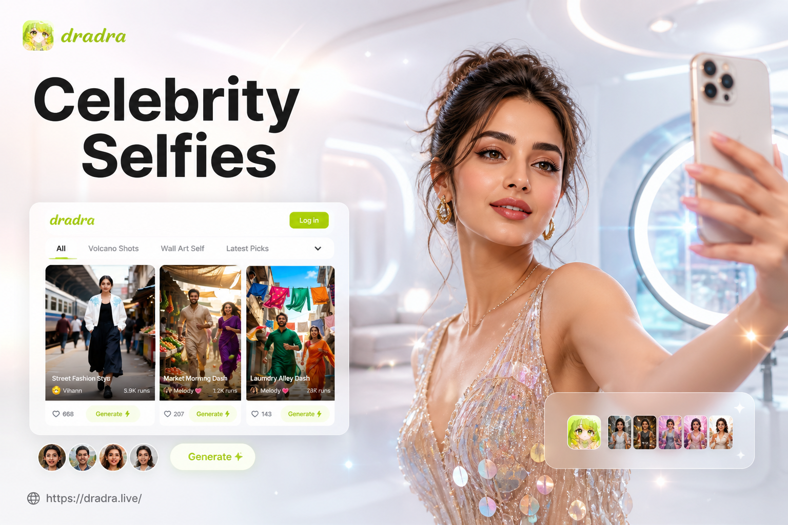 Take a Selfie with Any Celebrity Instantly | AI Generator