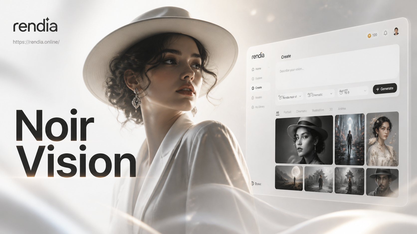 Craft Noir Portraits with AI Cinematic Style