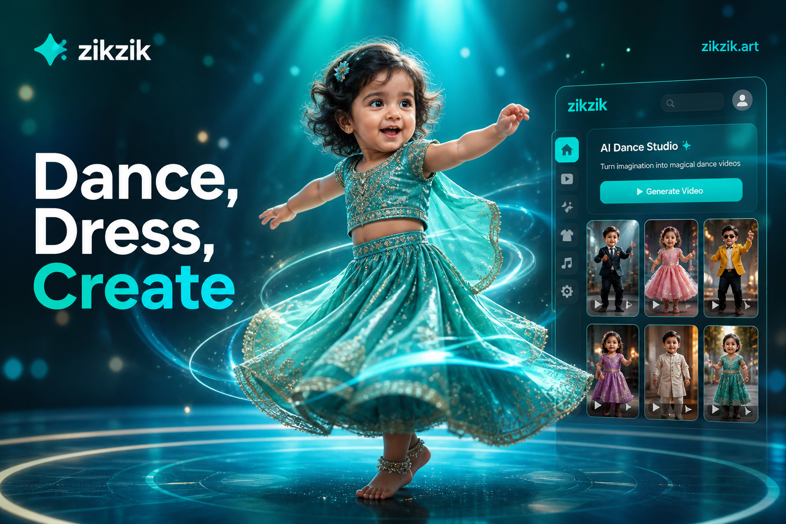 Create Baby Dance Videos in Costumes Instantly with AI