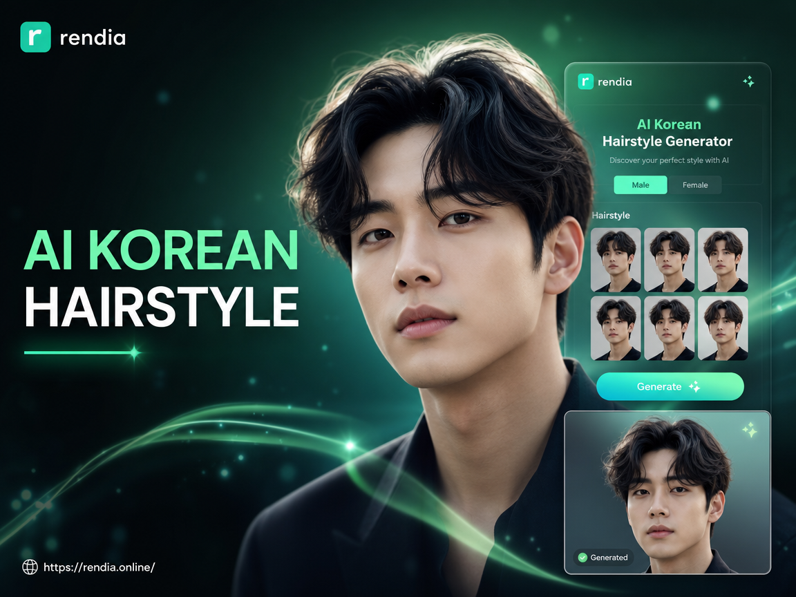 Pratinjau transformasi gaya rambut pria Korea