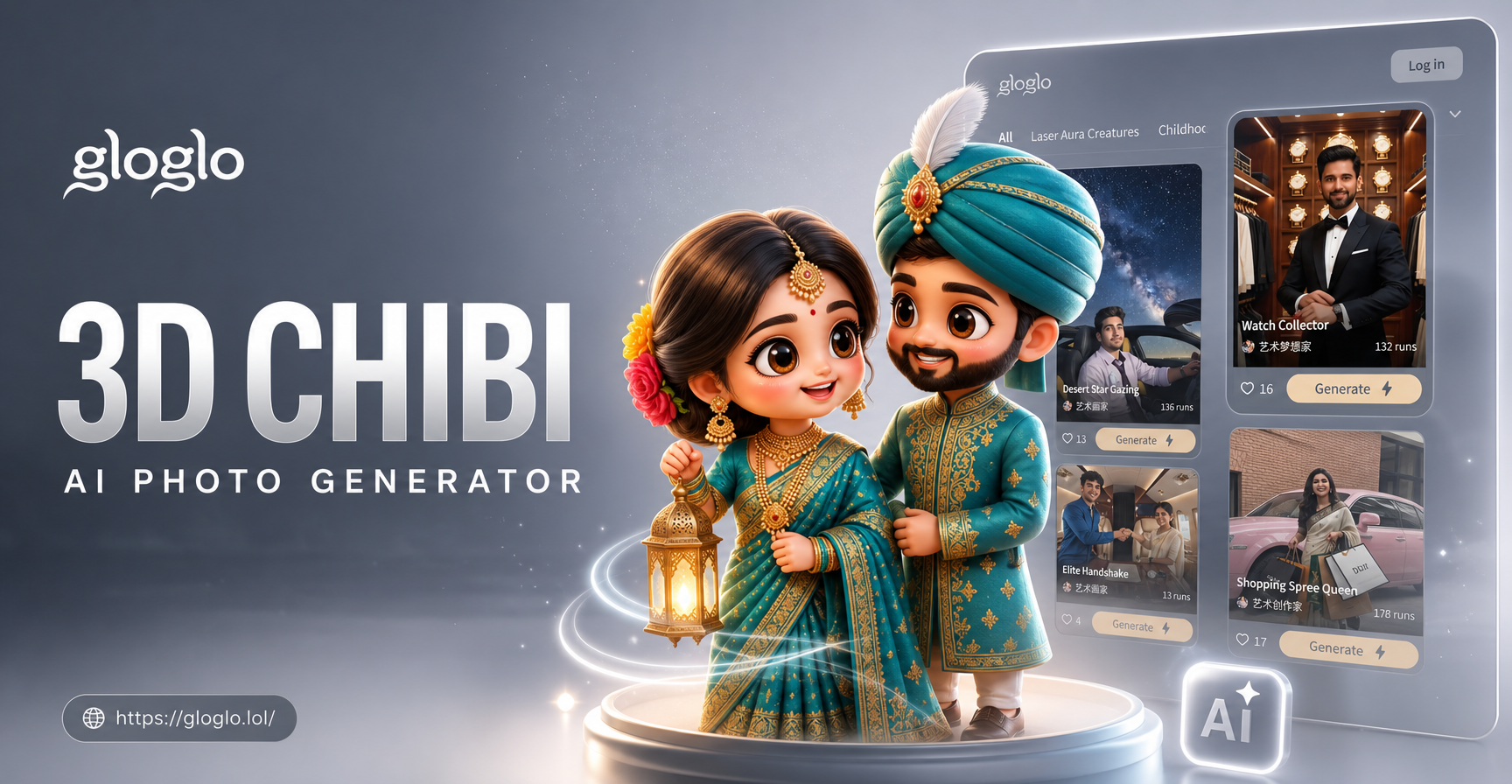 3D चिबी AI फोटो जनरेटर: किसी भी फोटो को प्यारा बनाएं