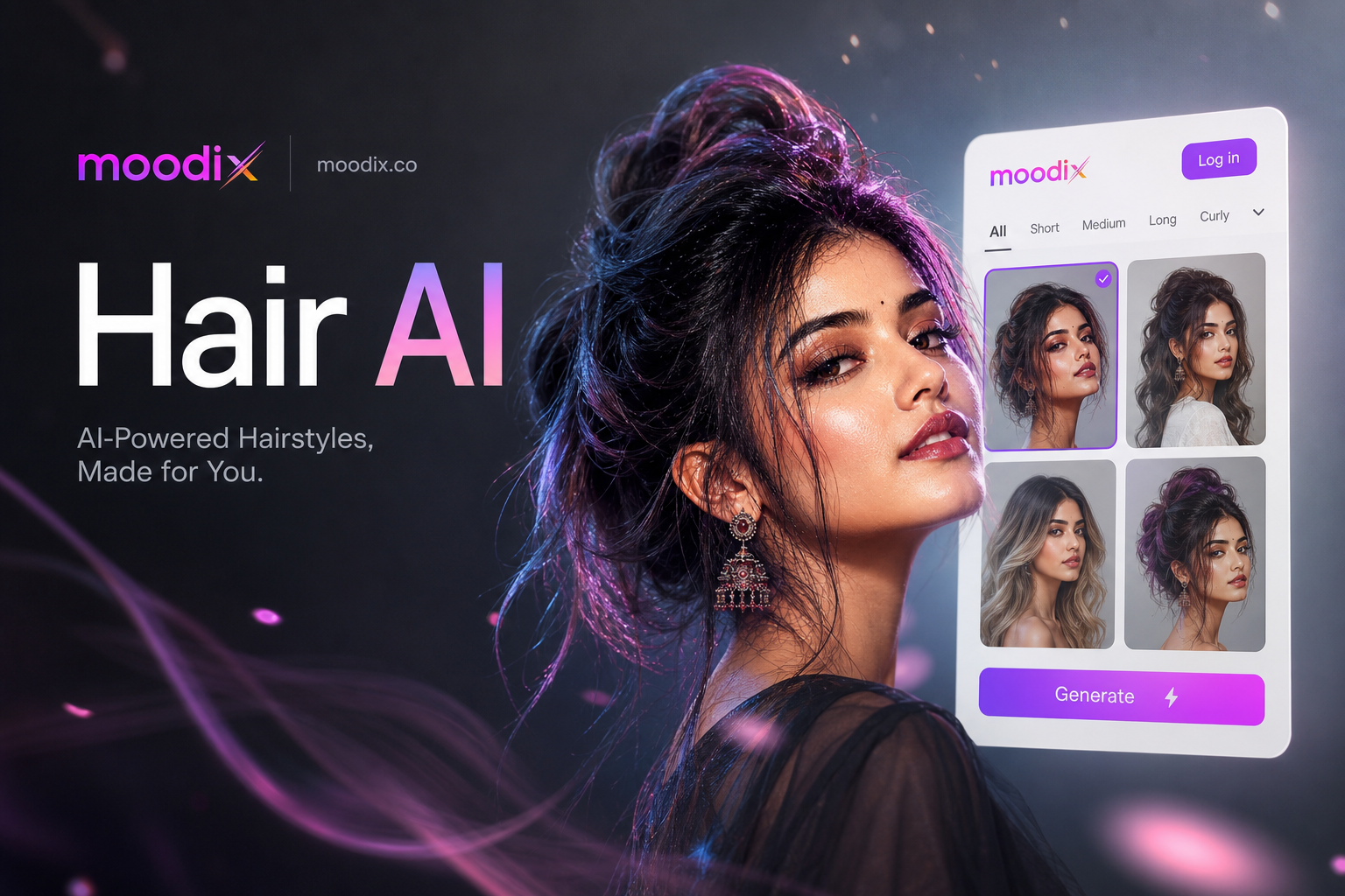 AI Hairstyle Generator Before and After Transformation