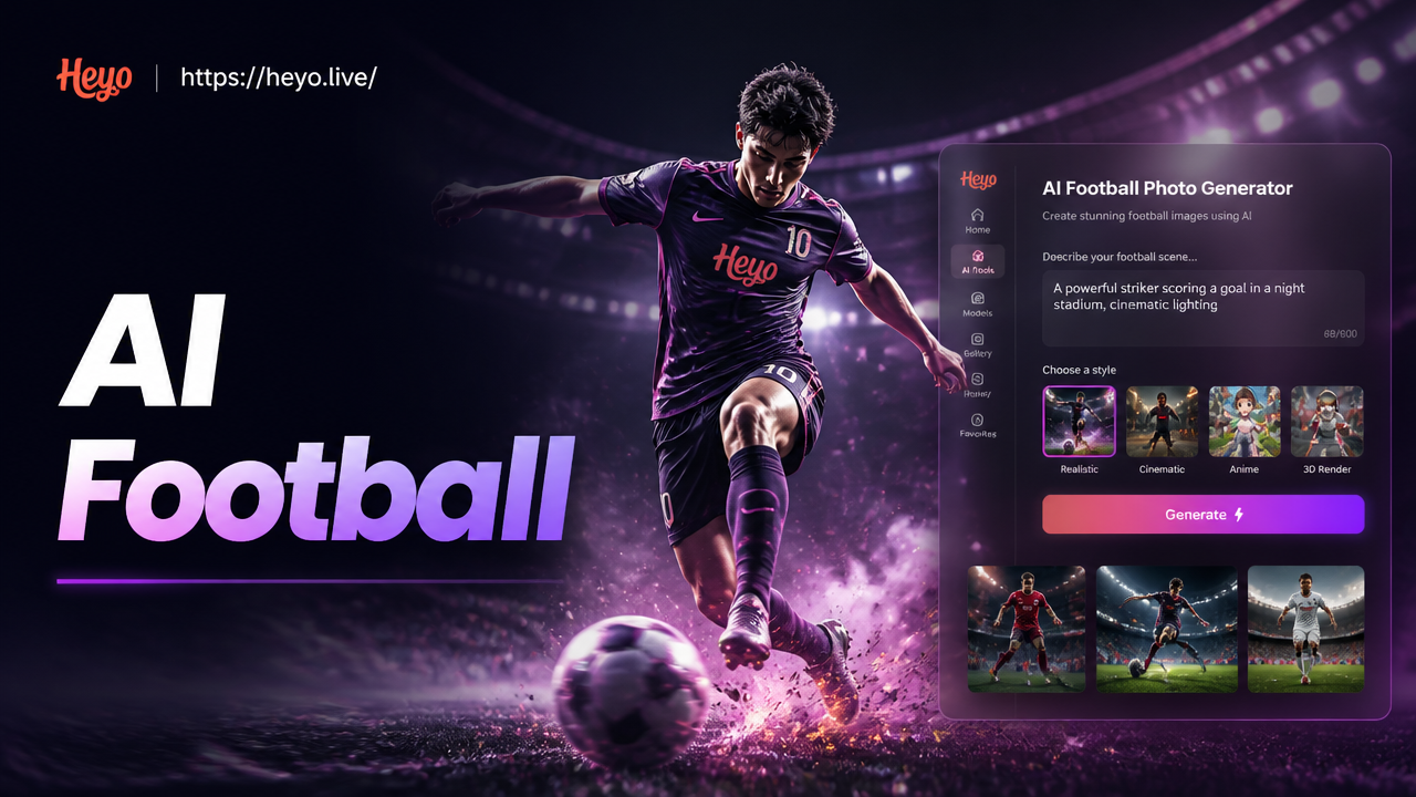 Score Goals in Style: Create Your AI Football Photo