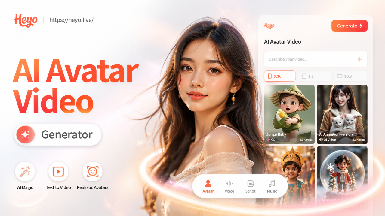 Create AI Avatar Videos from Your Selfies
