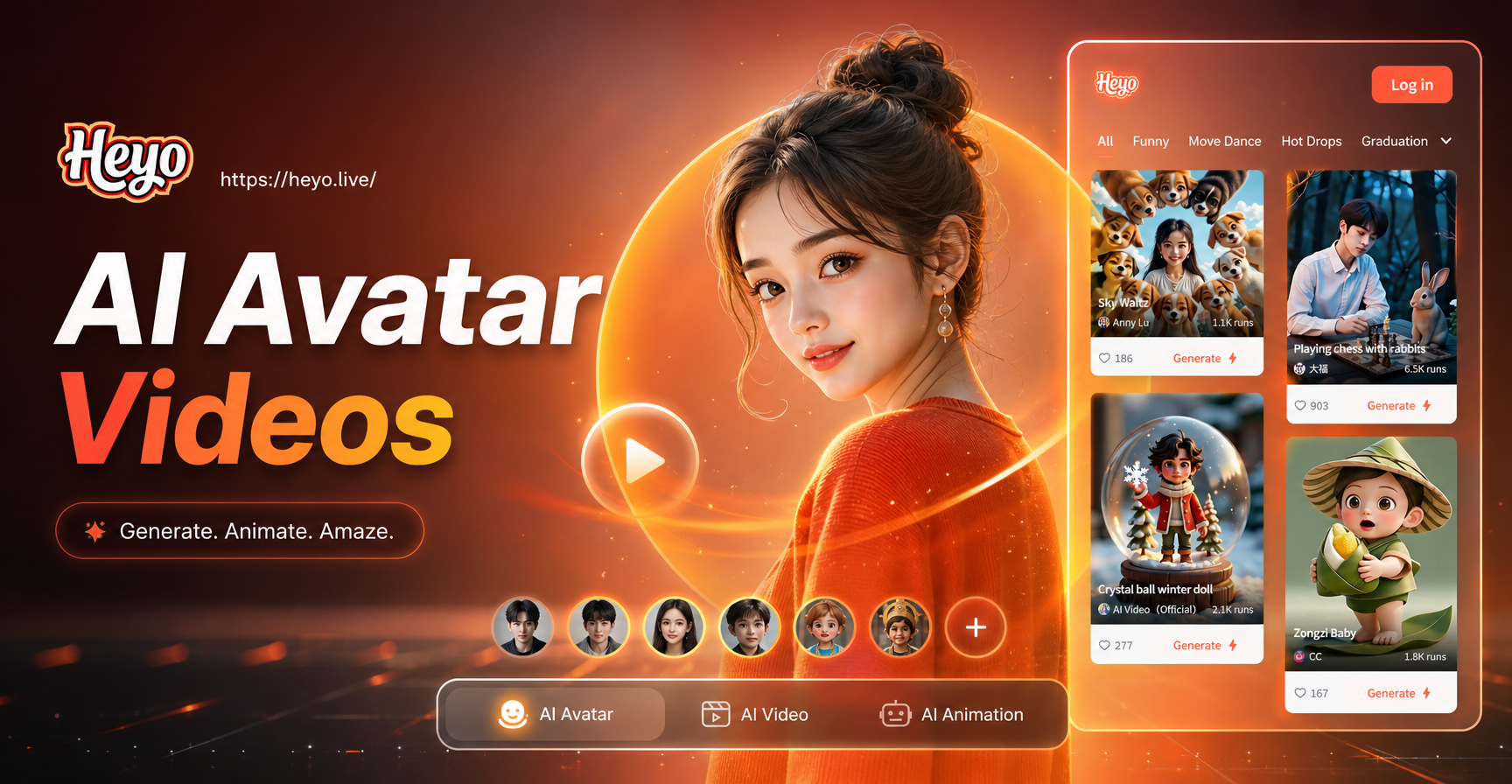 AI Avatar Video Generator result